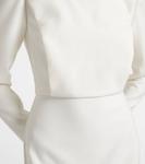 Миди-платье из крепа Roland Mouret, Cream - фото 5