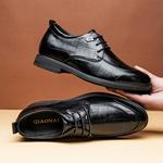 Мужские черные классические туфли QIAONAI - фото 3