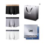 Мужские трусы-боксеры Lee, Box 2 Pack (серый+серый) - фото 4