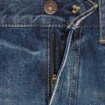 Джинсы женские Celine с эффектом потертости, синий - фото 3