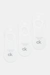 3 пары носков Calvin Klein, белый - фото