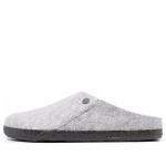 Тапочки zermatt shearling wool felt 'light grey' Birkenstock, серый - фото