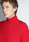 Джемпер Massimo Dutti HIGH NECK WITH SHOULDER DETAIL, Red - фото 3