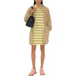 Платье в полоску Burberry, коричневый - фото 3