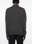 Jil Sander шерстяной джемпер с круглым вырезом, серый - фото 4
