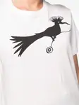 Футболка из хлопка с принтом птиц 10 CORSO COMO, белый - фото 5
