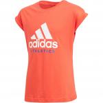 Футболка natural для подростков Adidas, розовый/белый - фото 3