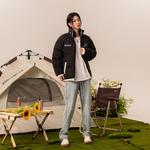 Стеганая куртка унисекс Nbno, черный/белый - фото 35