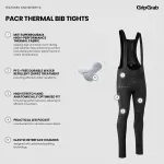 Тайтсы GripGrab Pacr Thermal bib, черный - фото 6