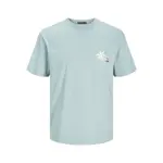 Футболка Jack & Jones Marbella Aop Back, синий - фото