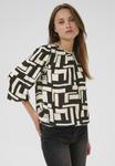 Блуза Kaffe LORINA AMBER, Black/White Graphic/Black - фото 4