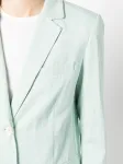 Однобортный блейзер TWINSET, зеленый - фото 5