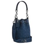 COACH Тканевая сумка-ведро с кожаными вставками - фото 2