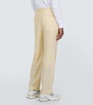 Прямые брюки из шерсти Auralee, белый - фото 4