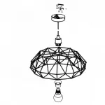 Подвесной светильник CARLTON 2 E27 Eglo, Kupferfarben - фото 4