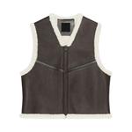 Куртка Givenchy Mixed Material Gilet, Brown/Beige - фото