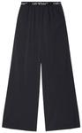 Брюки Off-White Logo Band Nylon Pants 'Black', черный - фото