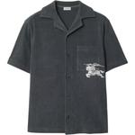 Фланелевая рубашка Burberry, серый - фото