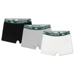 Боксеры Lacoste Kids Solid 3 units, мультиколор - фото