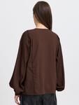 Блуза b.young, темно-коричневый - фото 4
