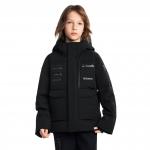 Детская пуховая куртка DESCENTE, bk-черный - фото