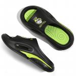 Шлепанцы унисекс Tcellars, черный/зеленый - фото 7