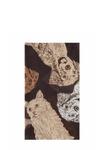 Шарф Codello PRINTED CAT, Braun/Brown - фото 4