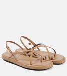 Кожаные сандалии Tod's, Cappuccino - фото