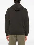 Толстовка с капюшоном на молнии Stone Island, серый - фото 4
