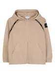 Худи на молнии Marc Jacobs Kids, бежевый - фото