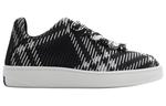 Кроссовки Burberry Check Knit Box Sneakers, черный / белый - фото 2