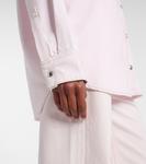 Лотта джинсовая рубашка-оверсайз Agolde, Cosmos - фото 5