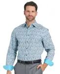 Мужская рубашка Royal Paisley Nick Graham, синий - фото 5