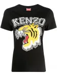 Футболка Tiger Varsity KENZO, черный - фото