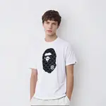 Футболка Monogram Ape Head A BATHING APE, черный - фото 5