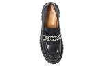 Кроссовки lug sole loafer 'black leather' Gucci, черный - фото 4