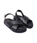 Кожаные сандалии Patrizia Pepe, черный - фото 3