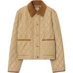 Burberry Короткая стёганая куртка, Khaki - фото