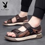 Пляжные сандалии мужские Playboy, зеленый - фото 12