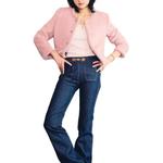 CELINE Челси куртка на пуговицах, Ice Rose - фото 4