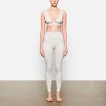 Леггинсы SKIMS Cotton Rib, цвет Light Heather Grey - фото 2