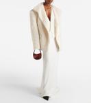 Куртка из смеси альпаки Magda Butrym, кремовый - фото 2