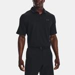 Футболка iso chill logo polo shirt 'black' Under Armour, черный - фото 3