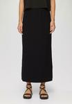 Юбка макси MIT ELASTIKBUND QS, черный - фото