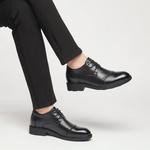 Повседневные мужские туфли черные экстравагантные - фото 5