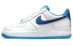 Nike Air Force 1 Low при первом использовании, белый, университетский синий - фото