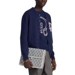 Свитер мужской темно-синий Dior, синий - фото 3