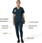 Женские штаны-карго Carhartt Force Cross-Flex Modern Fit, Navy - фото 2