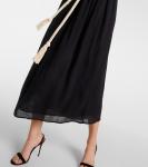 Длинное платье из хлопка Lorelei Velvet, черный - фото 5