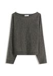 Джемпер Bershka BOATNECK WITH STUDS, Dark Grey - фото 4